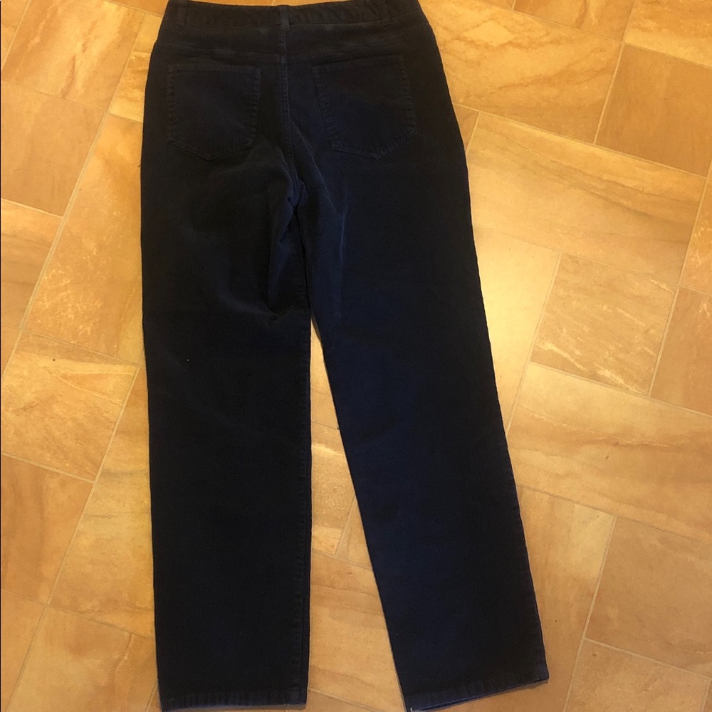 Appleseed's Women’s grass Dark Blue Corduroy Pants - Picture 4 of 5